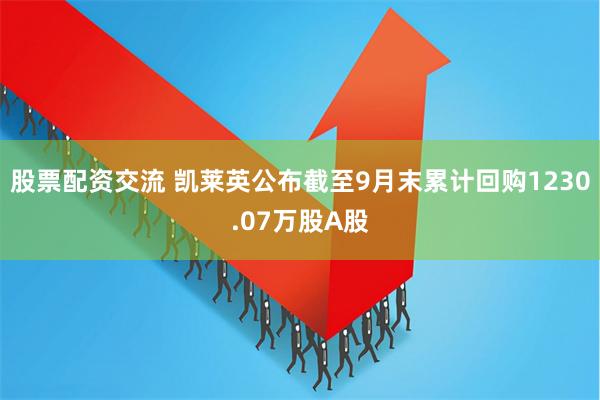 股票配资交流 凯莱英公布截至9月末累计回购1230.07万股A股