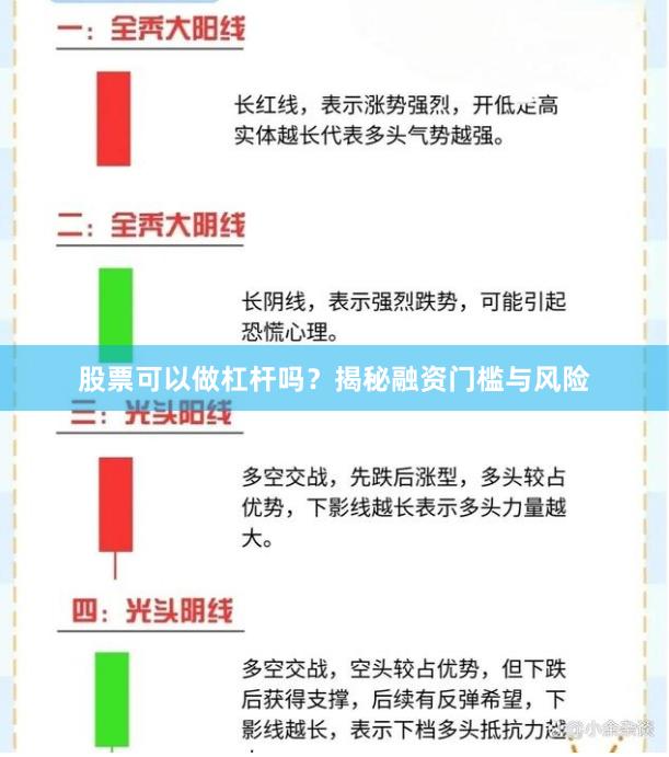 股票可以做杠杆吗？揭秘融资门槛与风险